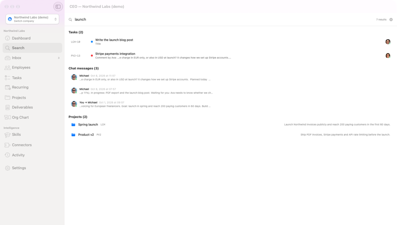 CEO — Search